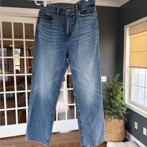LOFT The Straight Denim Jeans size 26 P